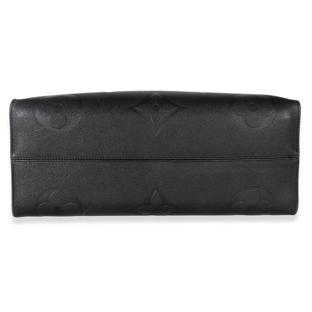 Louis Vuitton Black Giant Monogram Empreinte Onthego GM