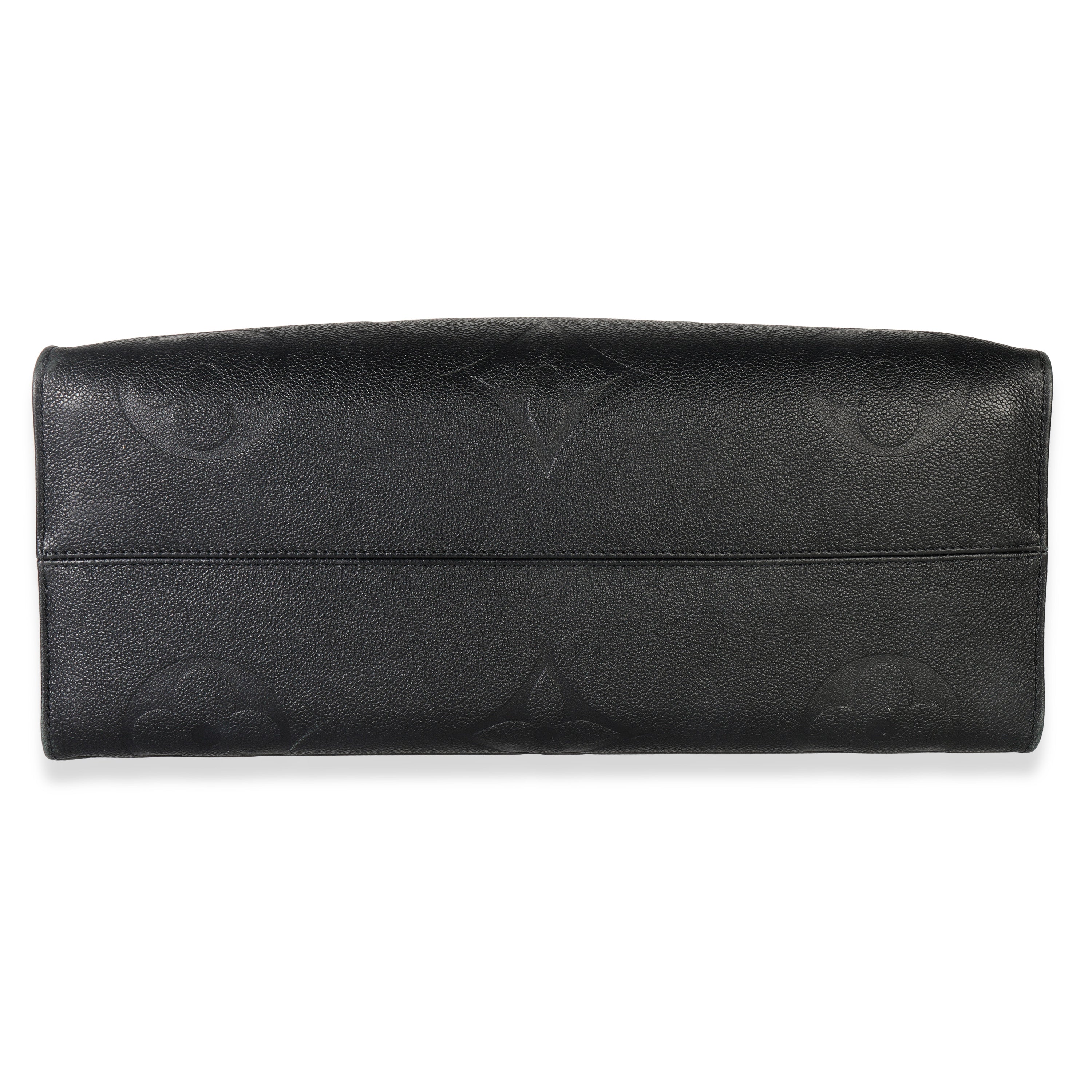 Louis Vuitton Black Giant Monogram Empreinte Onthego GM