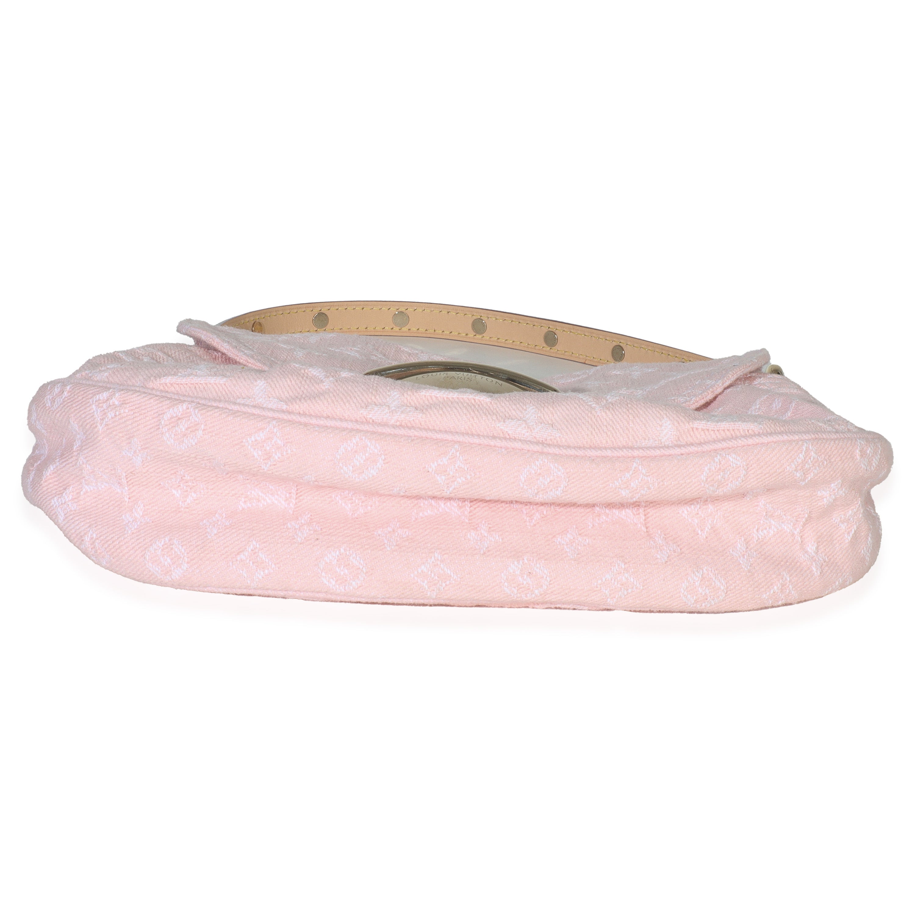 Louis Vuitton Washed Pink Monogram Denim Sunset