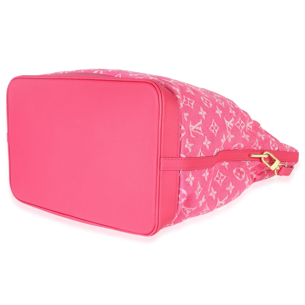 Louis Vuitton Rose Indien Monogram Denim Noefull MM