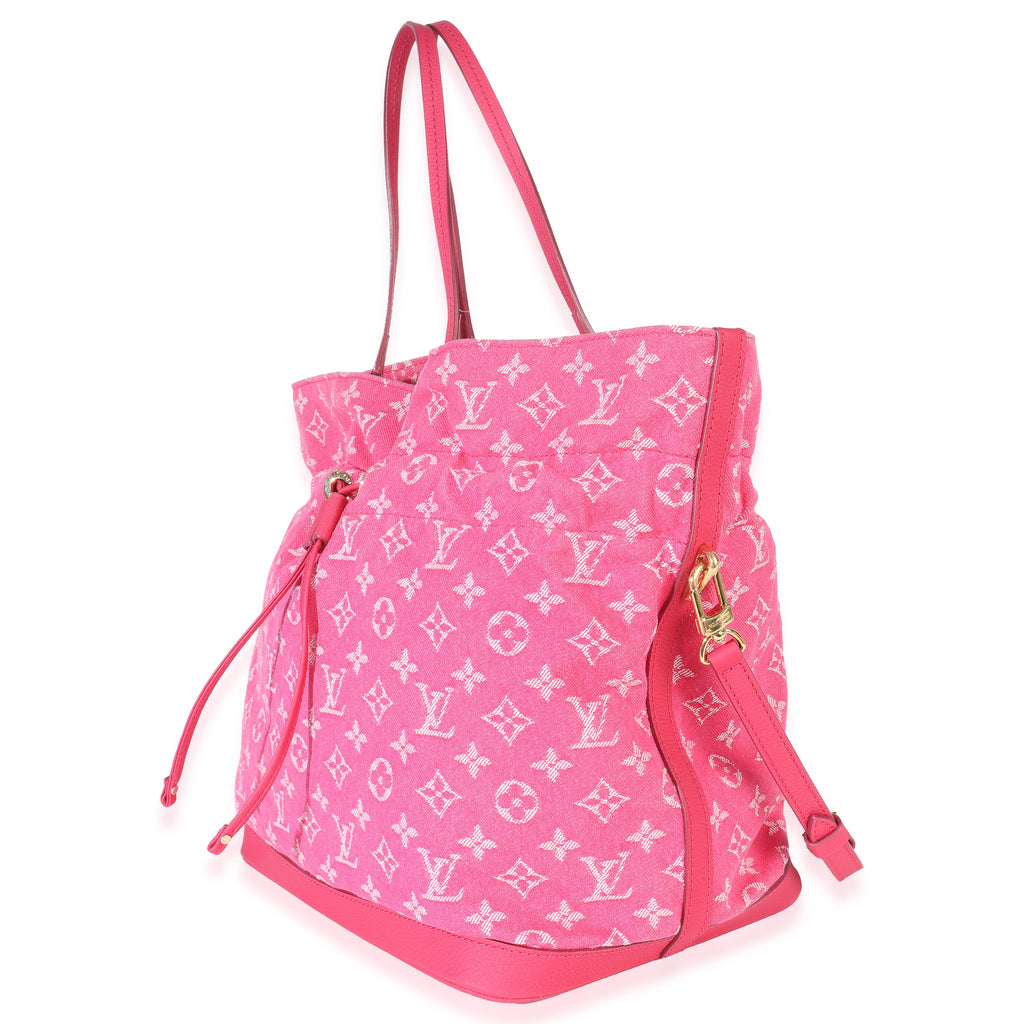 Louis Vuitton Rose Indien Monogram Denim Noefull MM