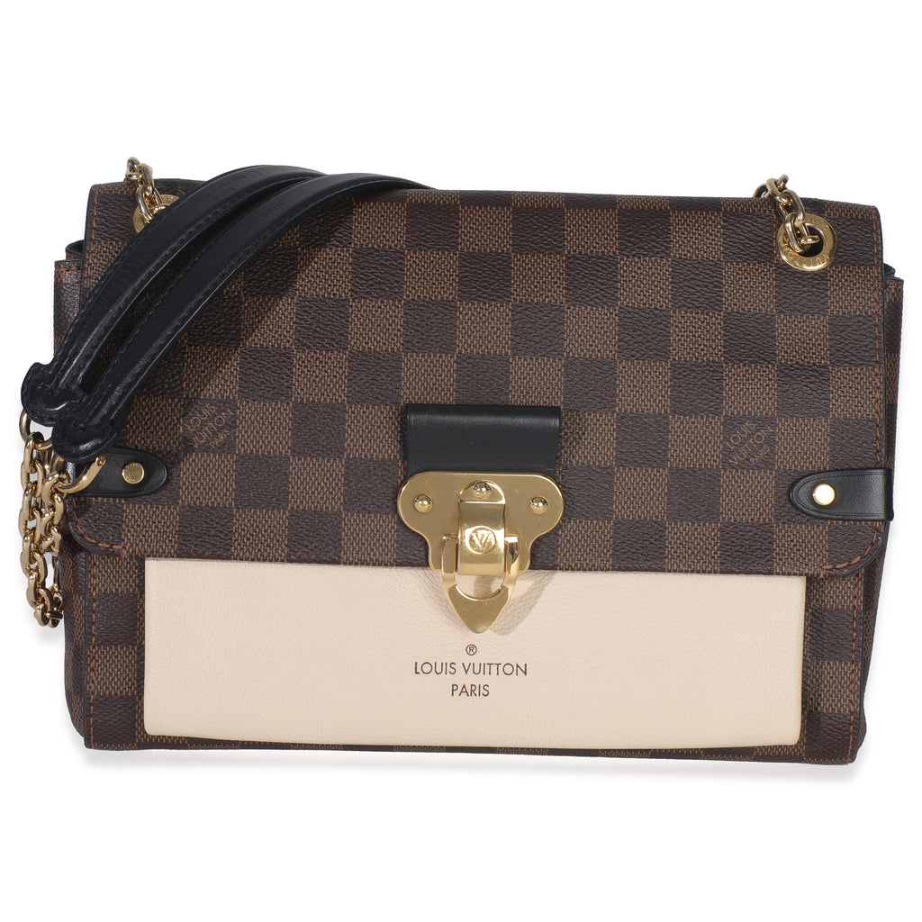 Louis Vuitton Cream Damier Ebene Canvas Vavin PM