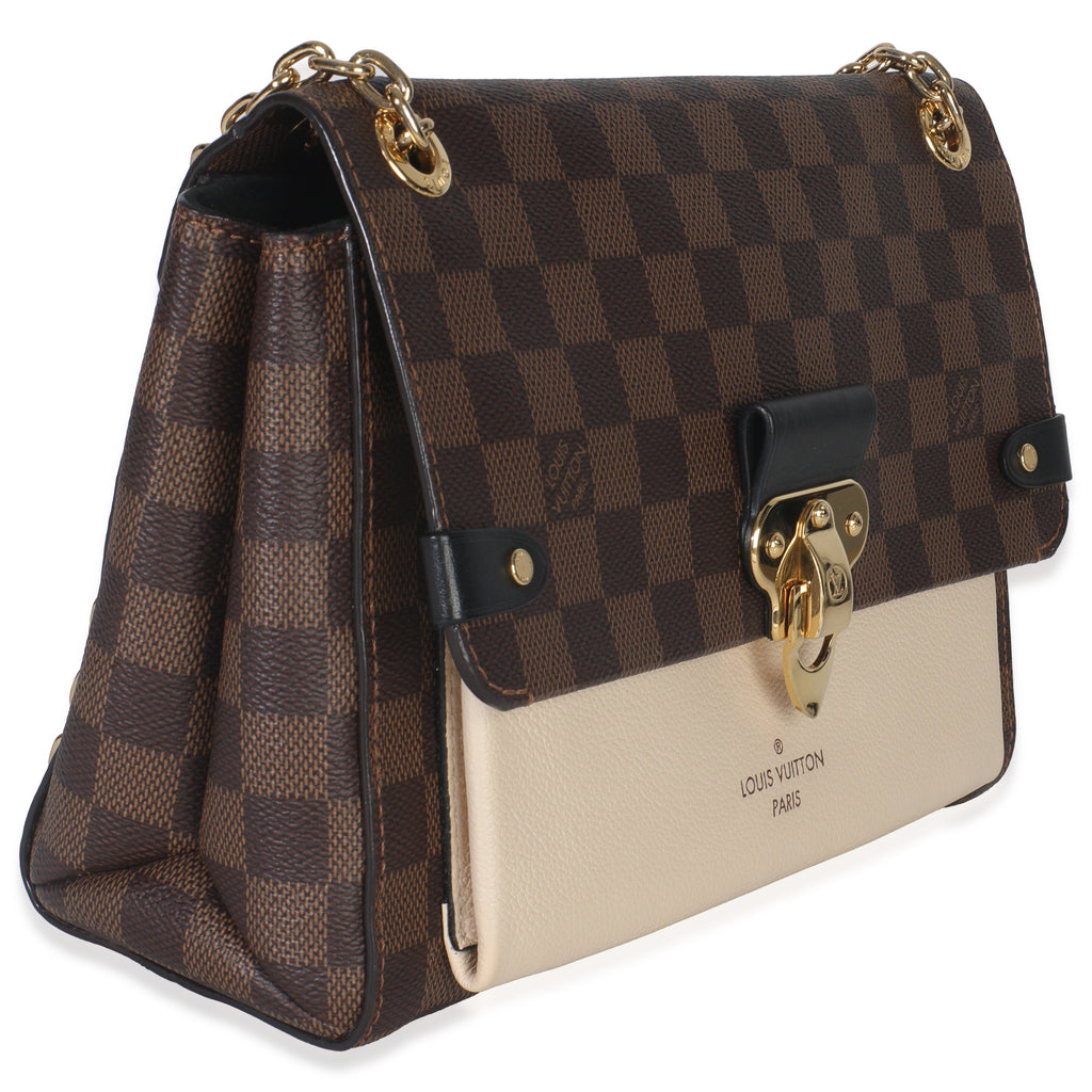 Louis Vuitton Cream Damier Ebene Canvas Vavin PM