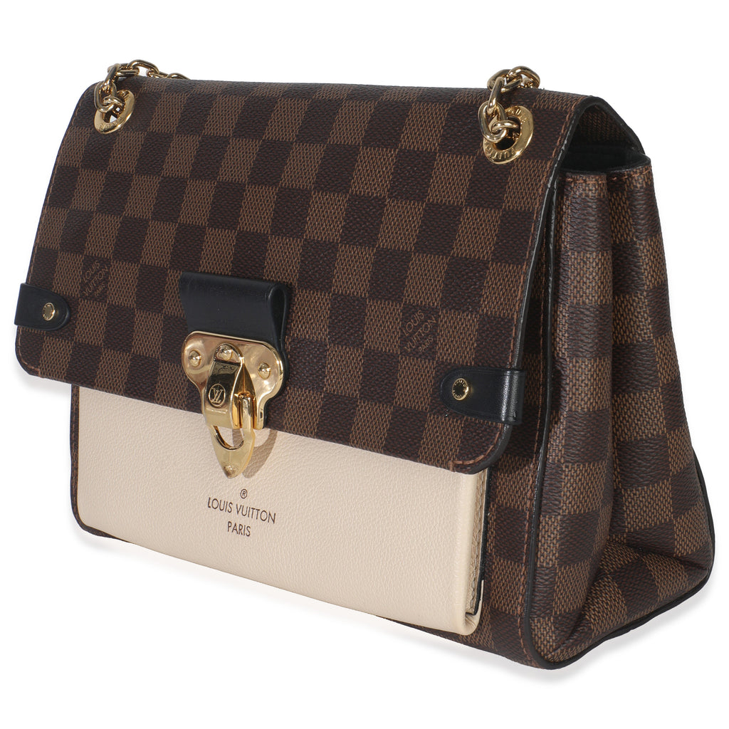 Louis Vuitton Cream Damier Ebene Canvas Vavin PM