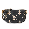 Louis Vuitton Black Beige Giant Monogram Empreinte Multi Pochette Accessories