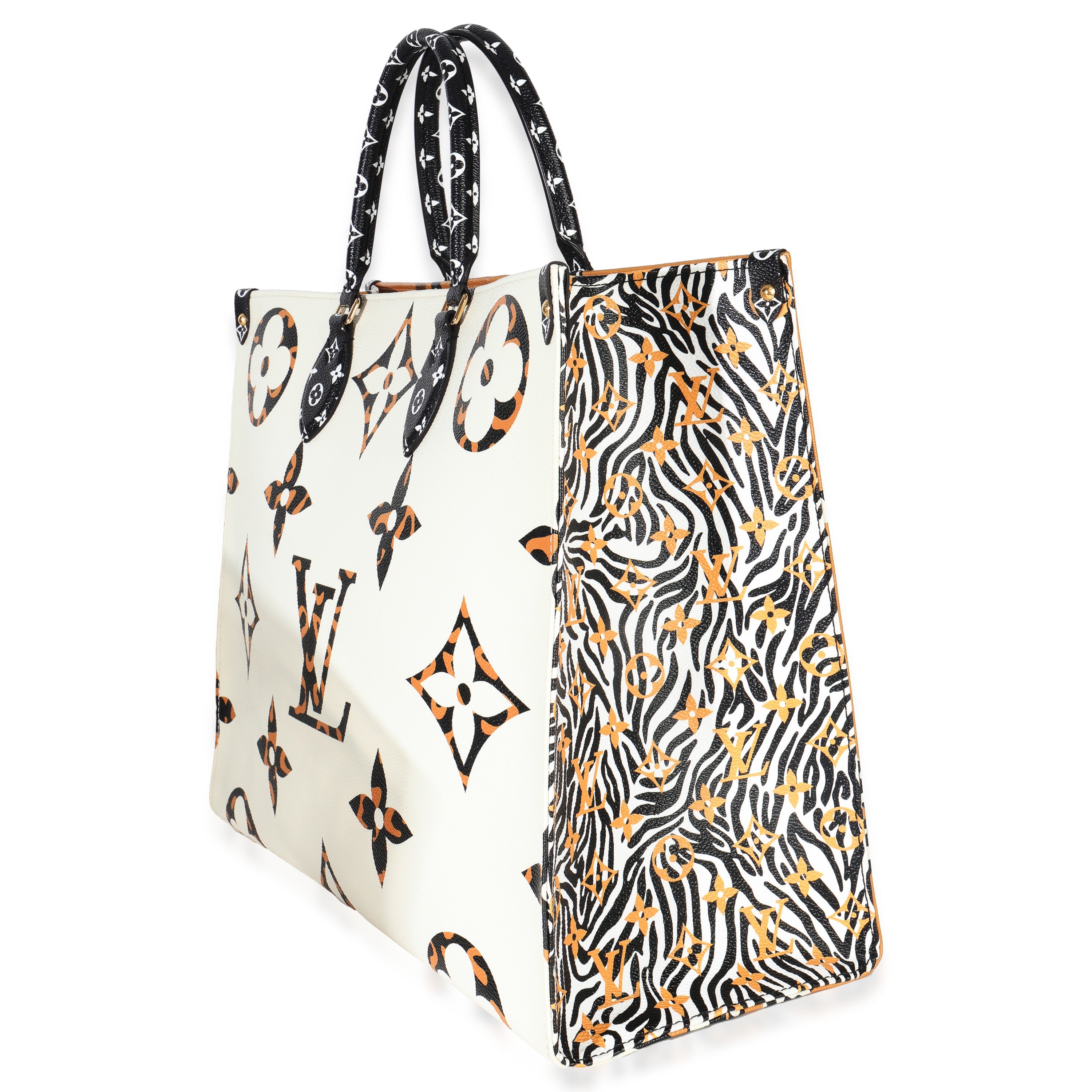 Louis Vuitton White Giant Monogram Jungle Canvas Onthego GM