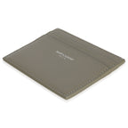 Saint Laurent Olive Green Grain De Poudre Credit Card Case