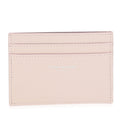 Saint Laurent Light Pink Grain De Poudre Credit Card Case