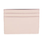 Saint Laurent Light Pink Grain De Poudre Credit Card Case