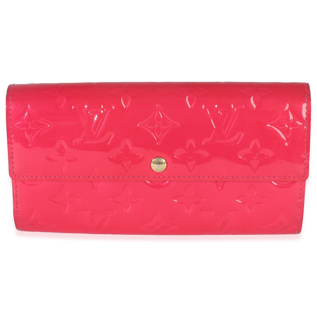 Louis Vuitton Rose Pop Monogram Vernis Sarah Wallet