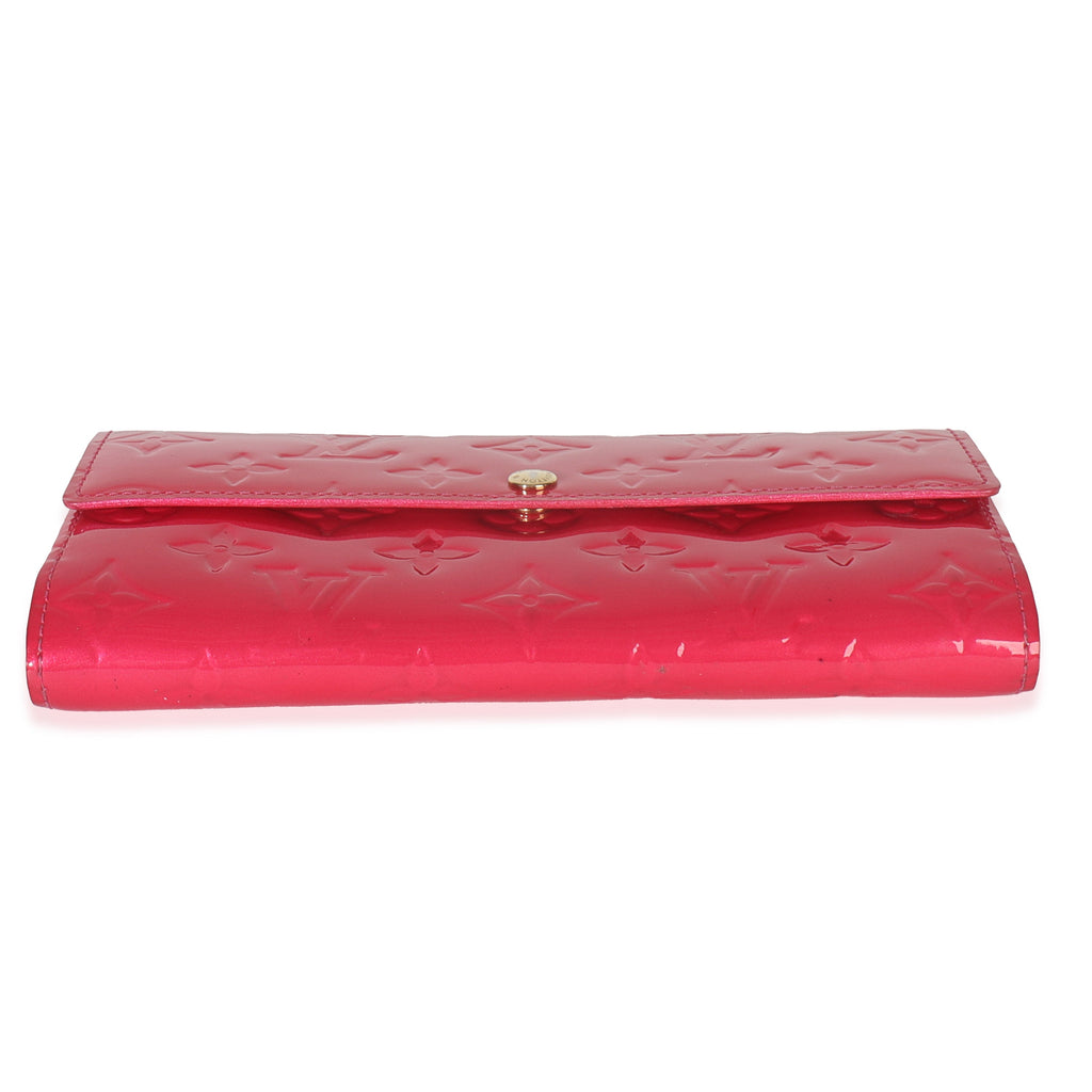 Louis Vuitton Rose Pop Monogram Vernis Sarah Wallet
