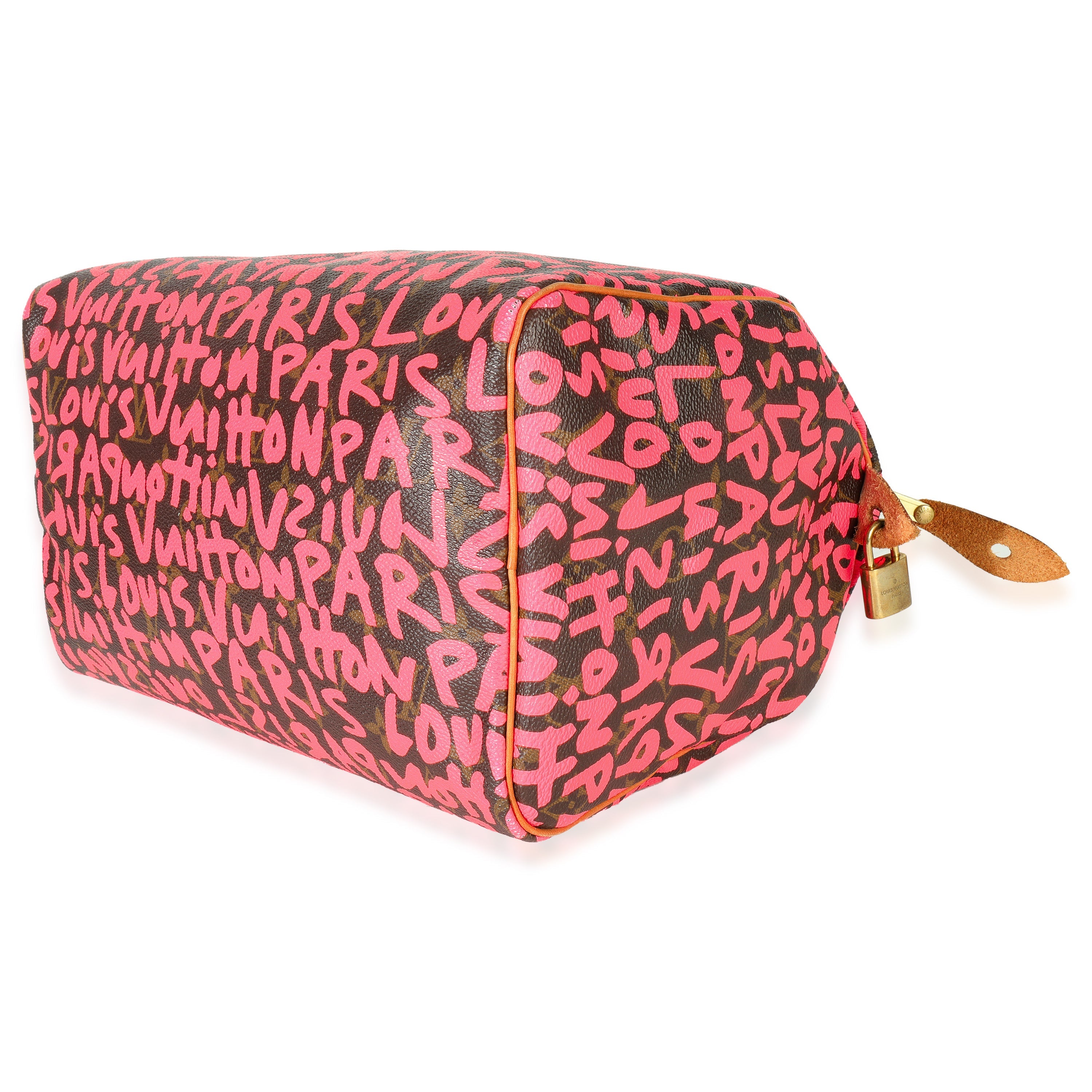 Louis Vuitton x Stephen Sprouse Fuchsia Monogram Canvas Graffiti Speedy 30