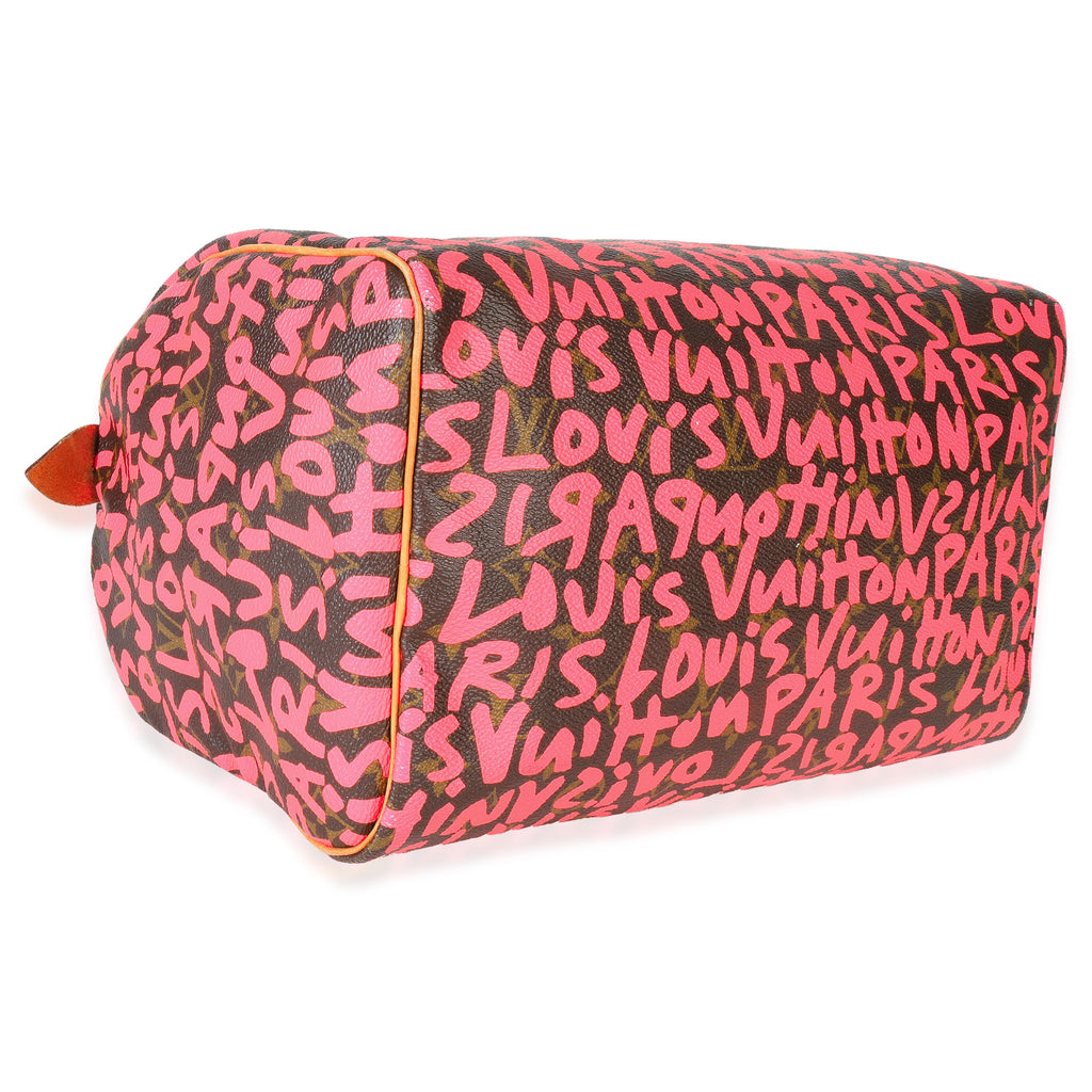 Louis Vuitton x Stephen Sprouse Fuchsia Monogram Canvas Graffiti Speedy 30