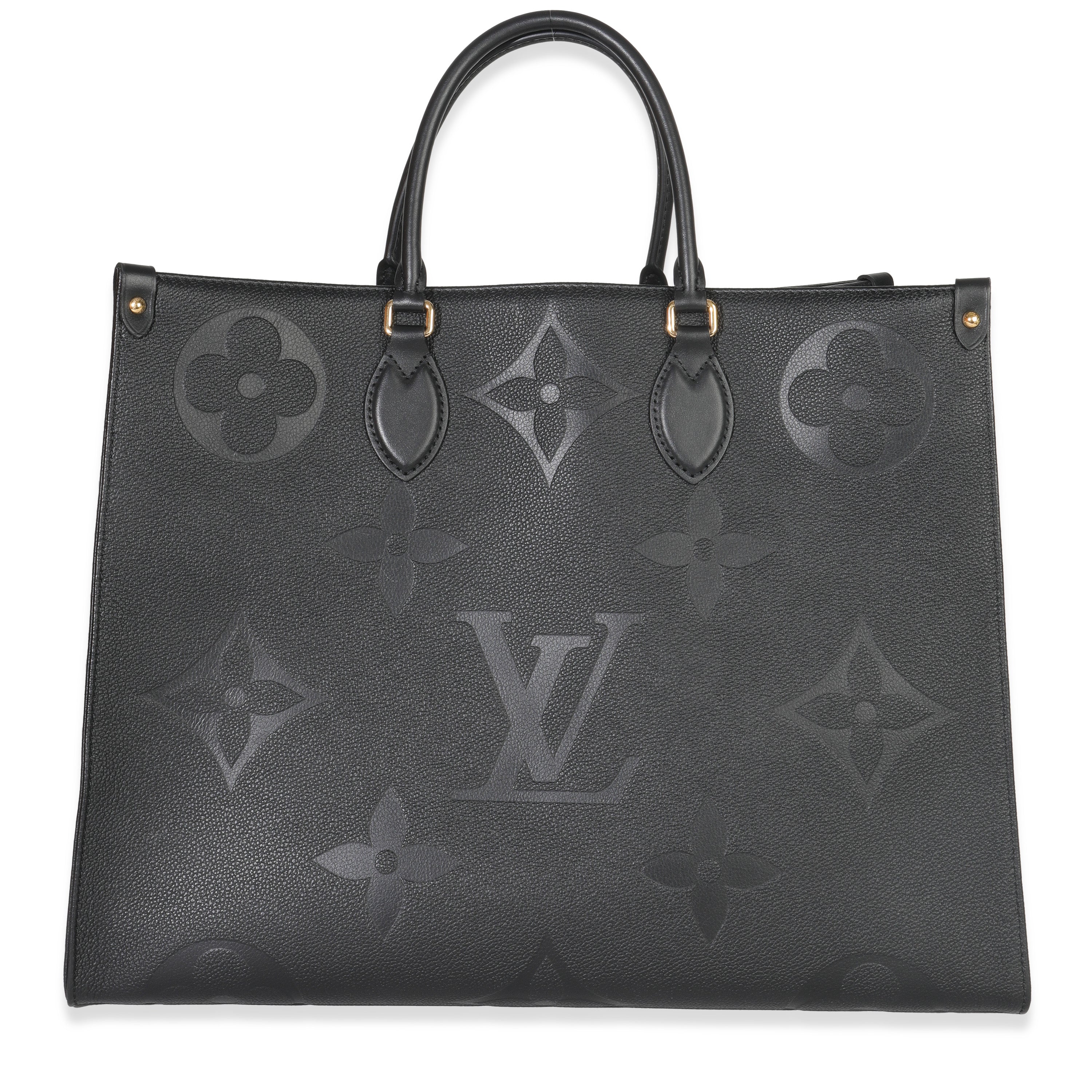 Louis Vuitton Black Monogram Empreinte Onthego GM