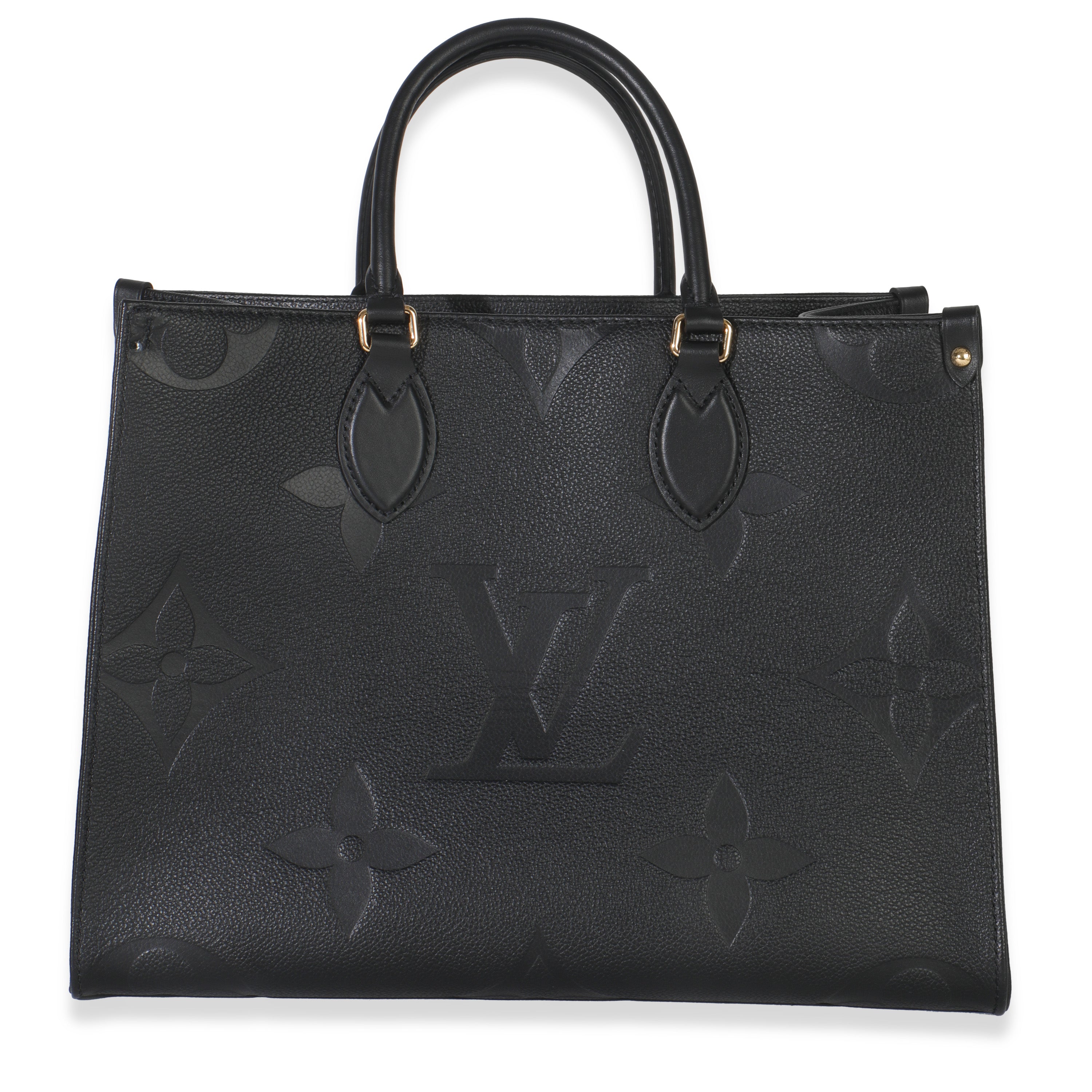 Louis Vuitton Black Monogram Empreinte Onthego MM