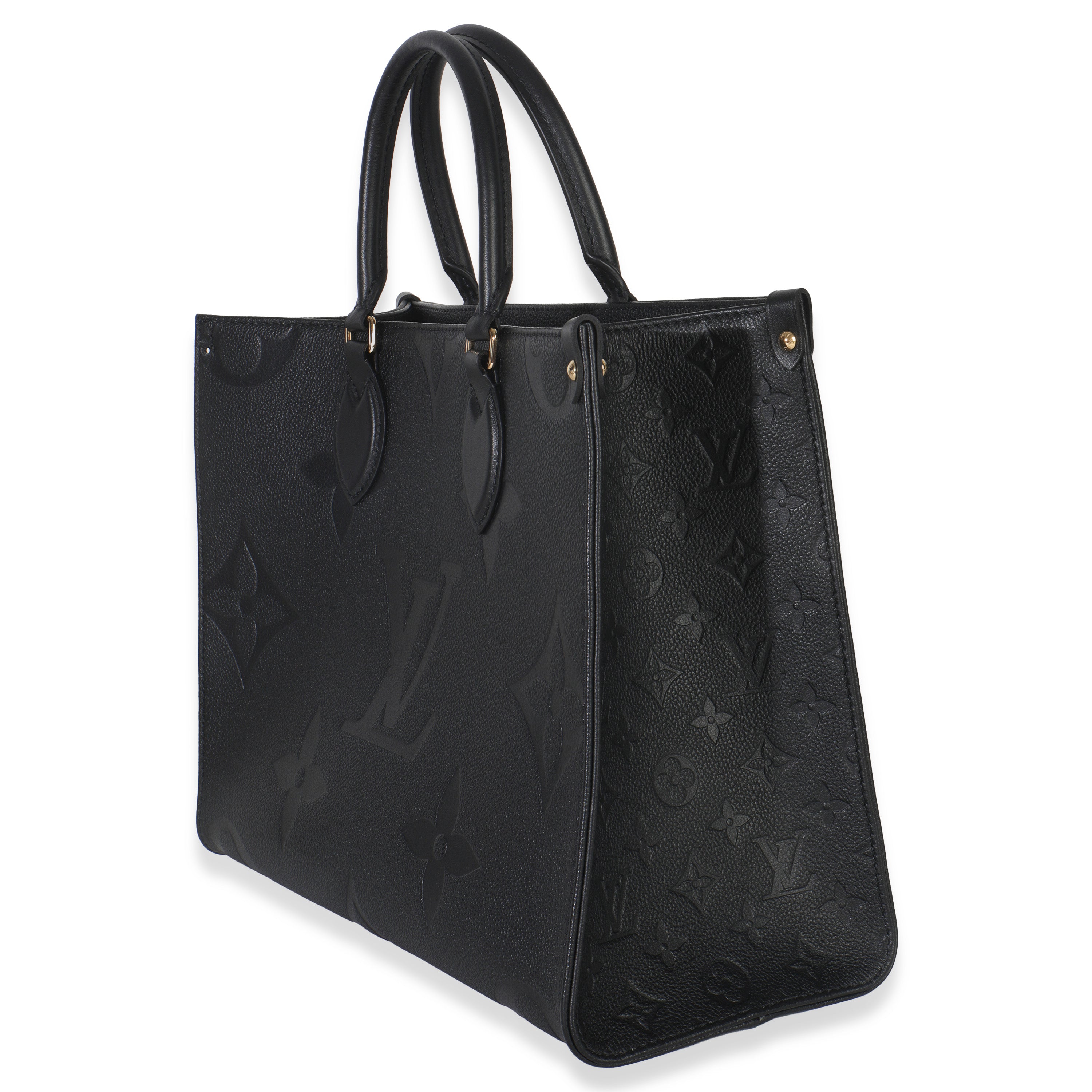 Louis Vuitton Black Monogram Empreinte Onthego MM