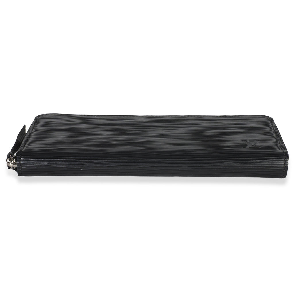 Louis Vuitton Black Epi Clemence Wallet