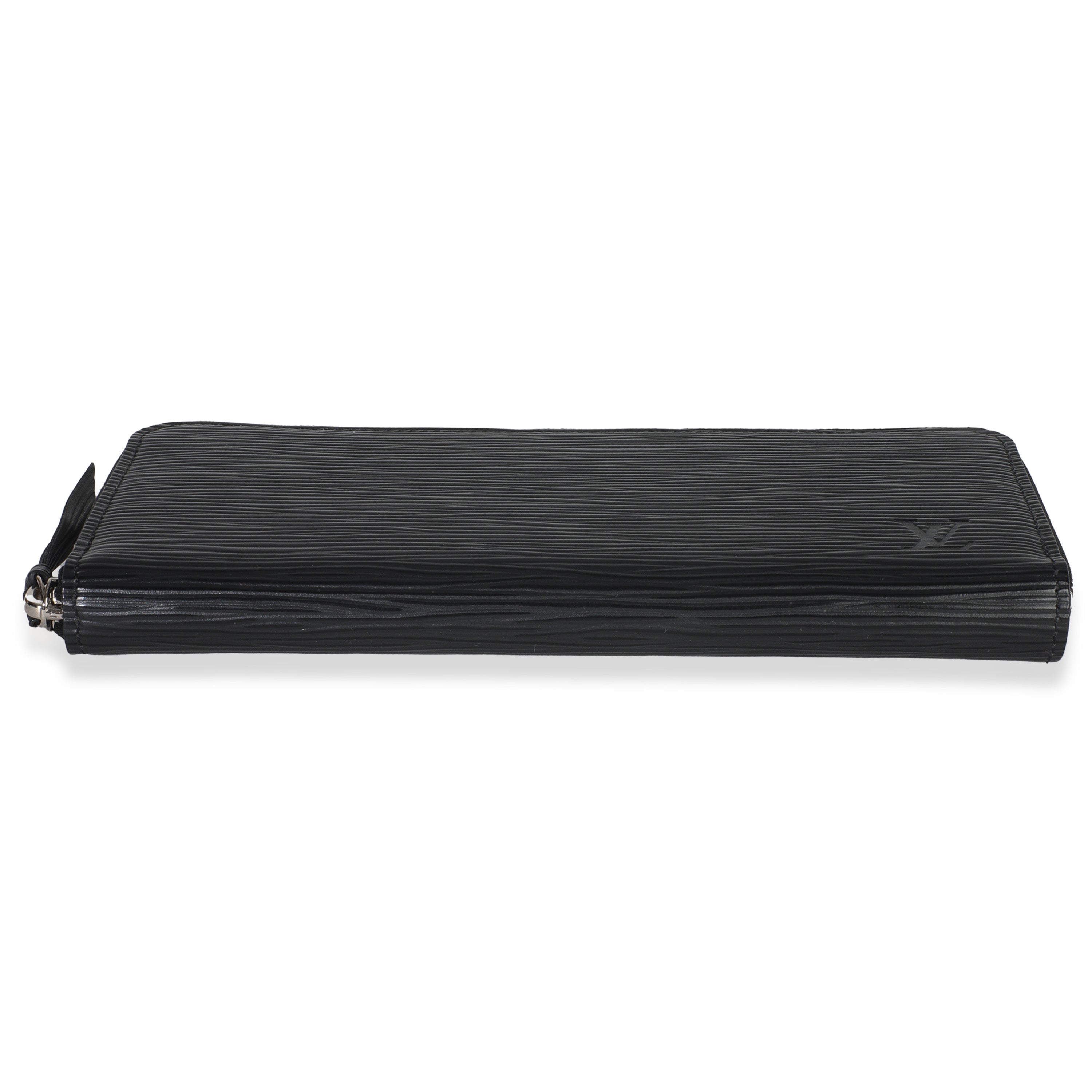 Louis Vuitton Black Epi Clemence Wallet