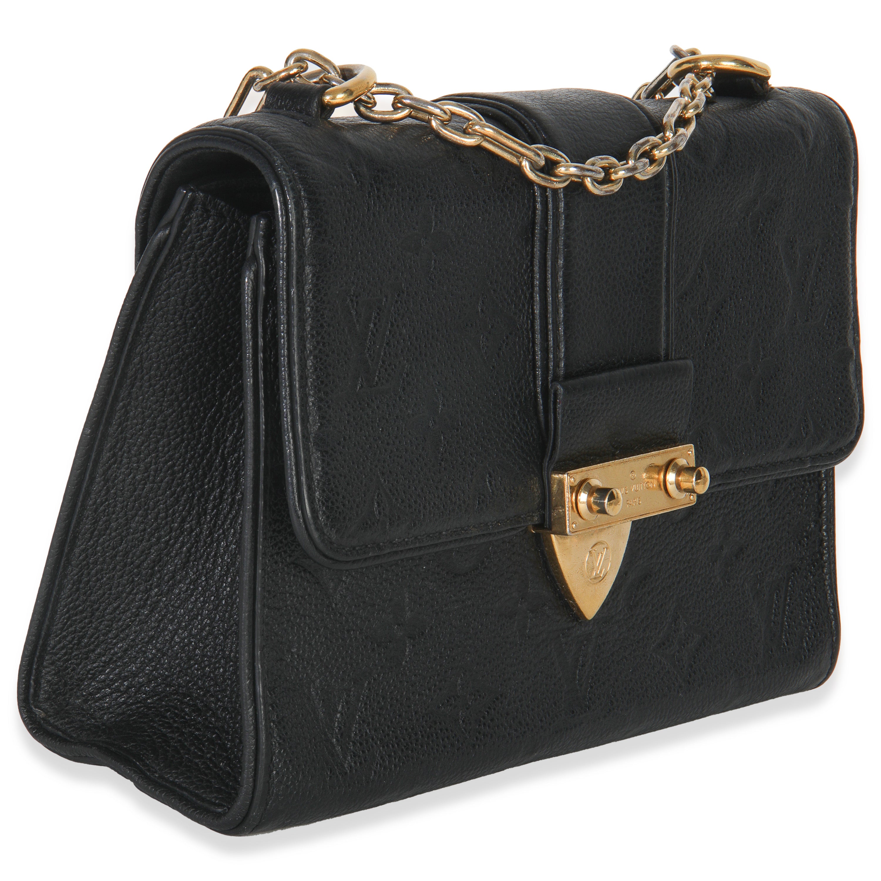Louis Vuitton Black Monogram Empreinte Saint Sulpice PM