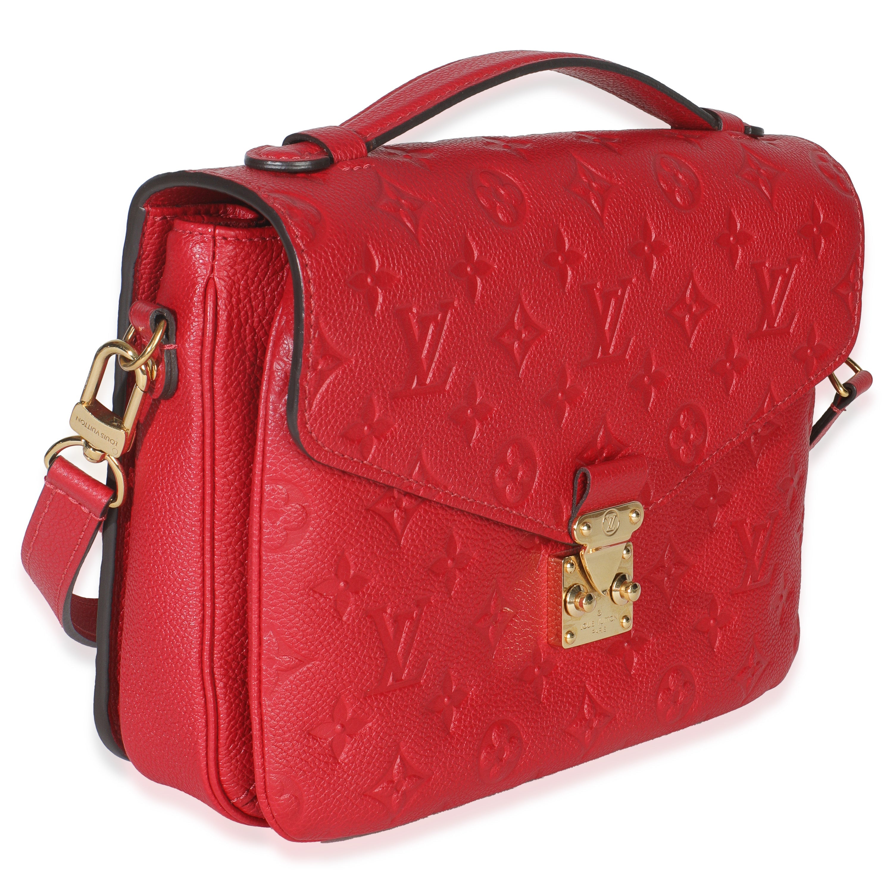 Louis Vuitton Scarlet Monogram Empreinte Pochette Metis