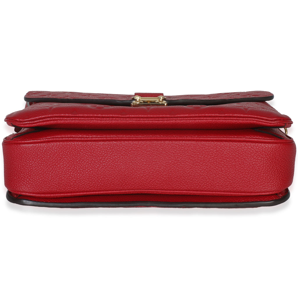 Louis Vuitton Scarlet Monogram Empreinte Pochette Metis