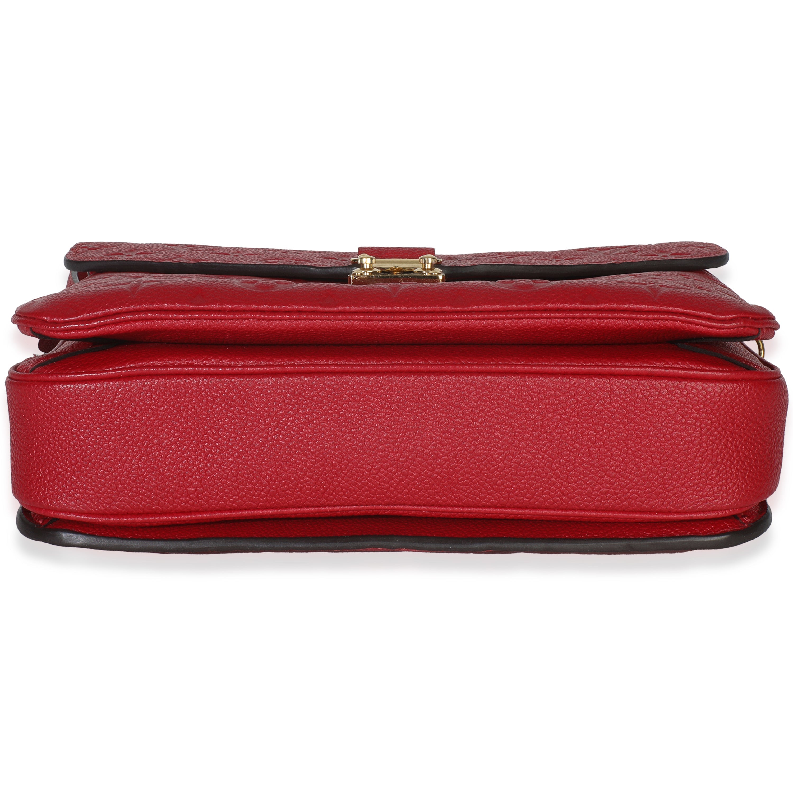 Louis Vuitton Scarlet Monogram Empreinte Pochette Metis