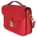 Louis Vuitton Scarlet Monogram Empreinte Pochette Metis