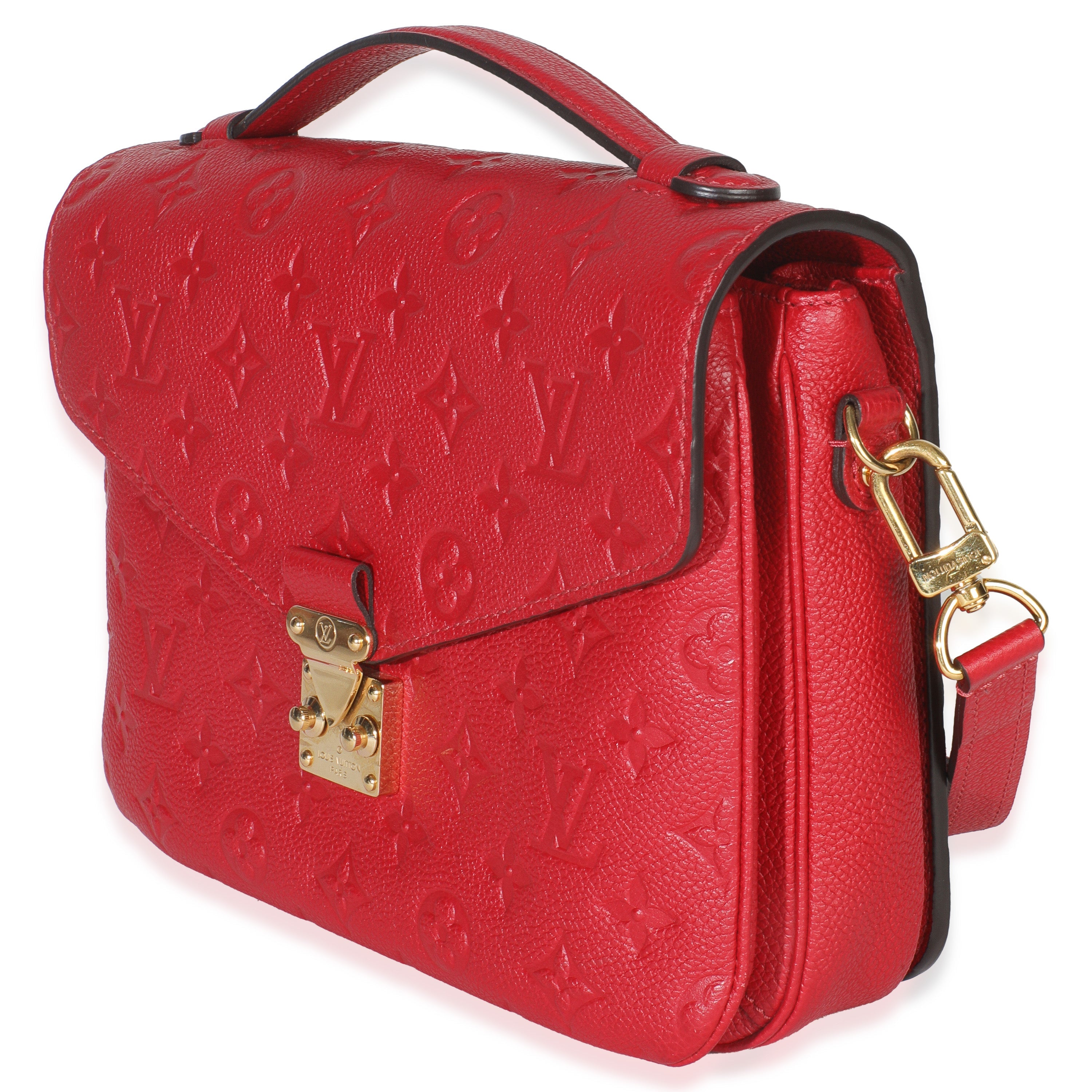 Louis Vuitton Scarlet Monogram Empreinte Pochette Metis