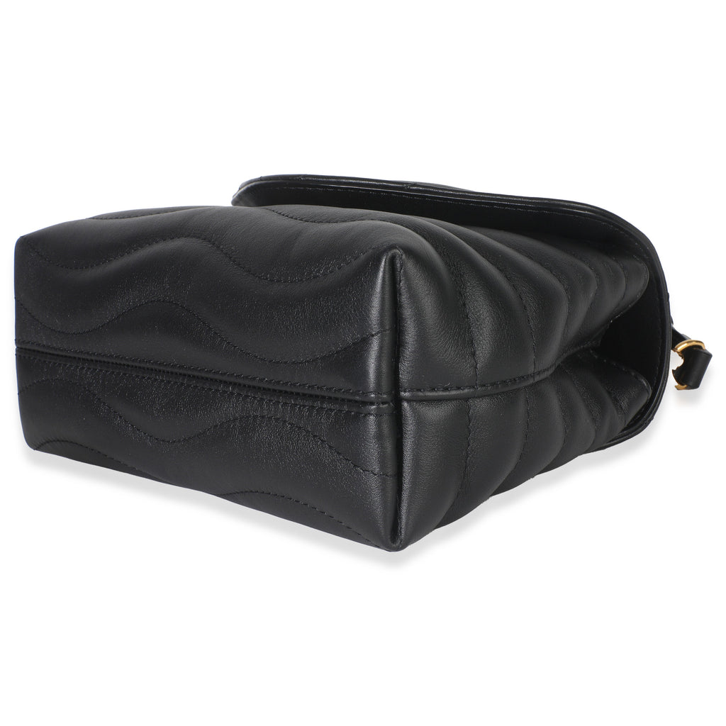 Louis Vuitton Black Calfskin New Wave Hold Me Top Handle Bag
