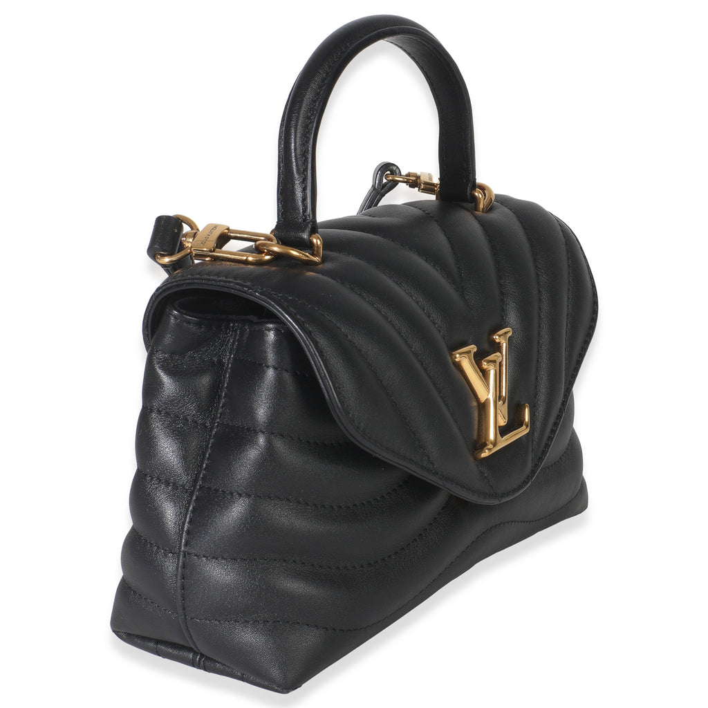 Louis Vuitton Black Calfskin New Wave Hold Me Top Handle Bag