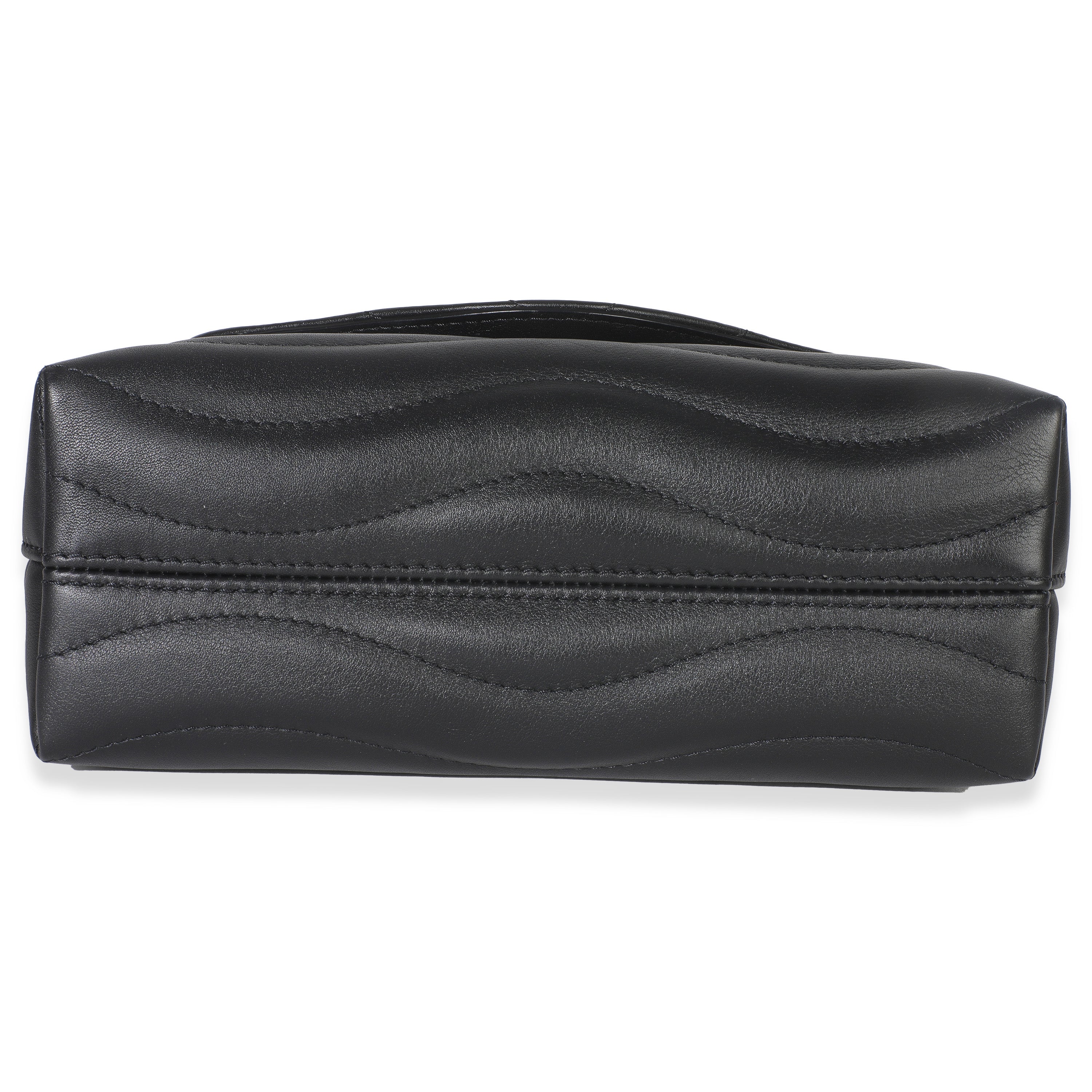Louis Vuitton Black Calfskin New Wave Hold Me Top Handle Bag