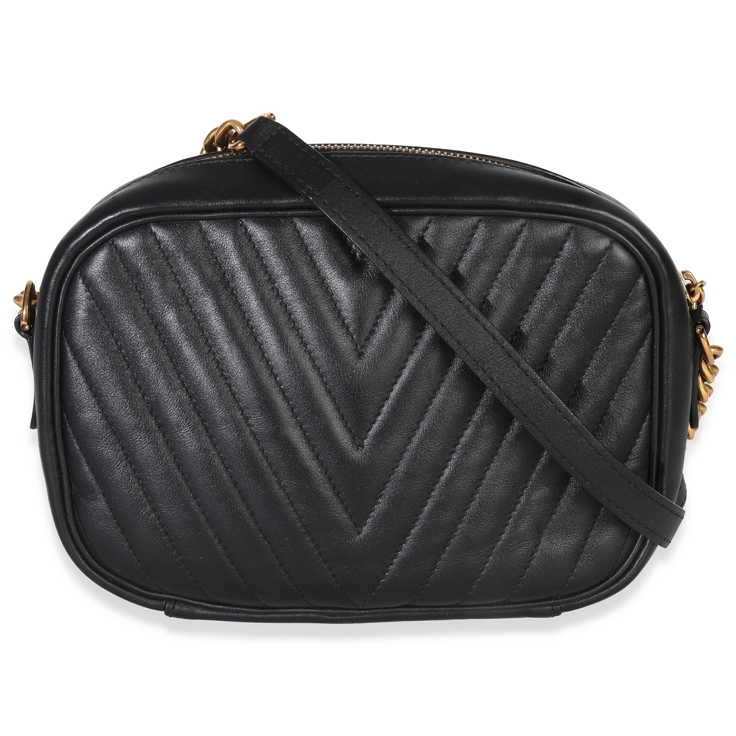 Louis Vuitton Black Calfskin New Wave Camera Bag