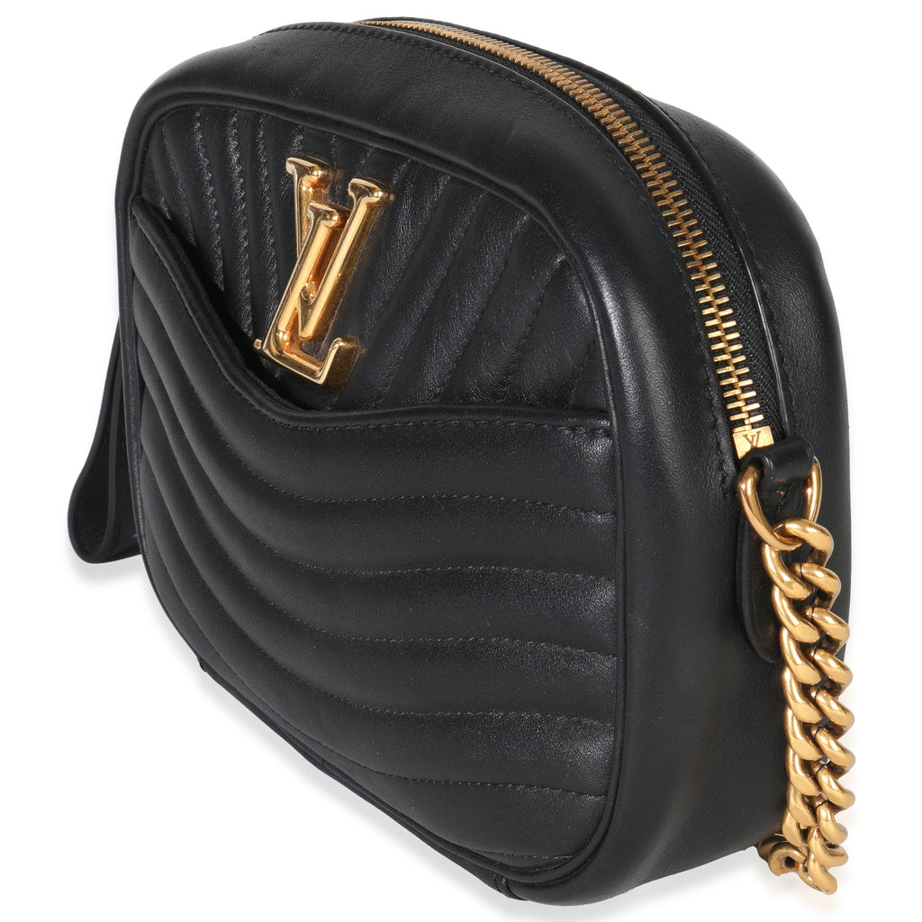 Louis Vuitton Black Calfskin New Wave Camera Bag