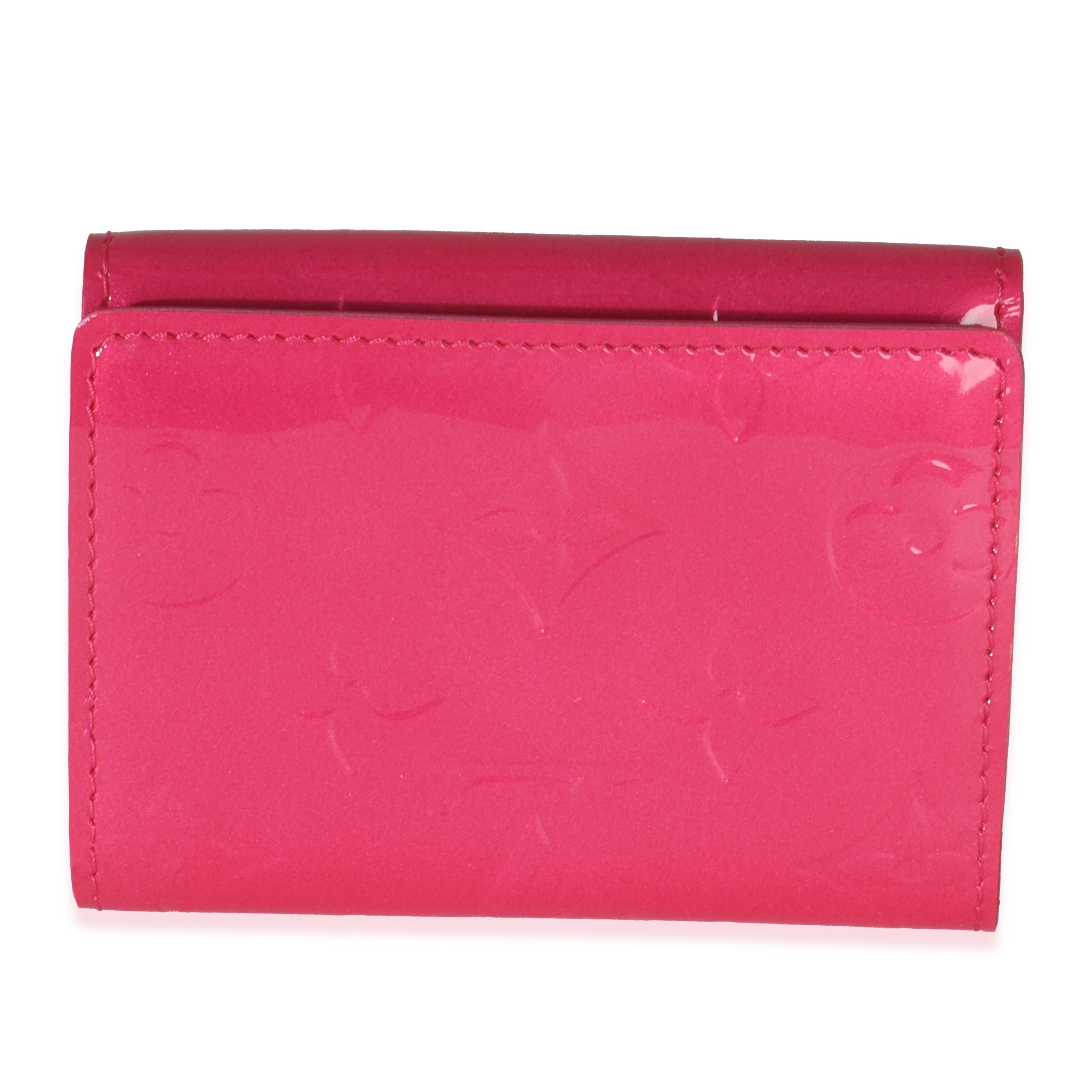 Louis Vuitton Fuschia Monogram Vernis Elise Wallet