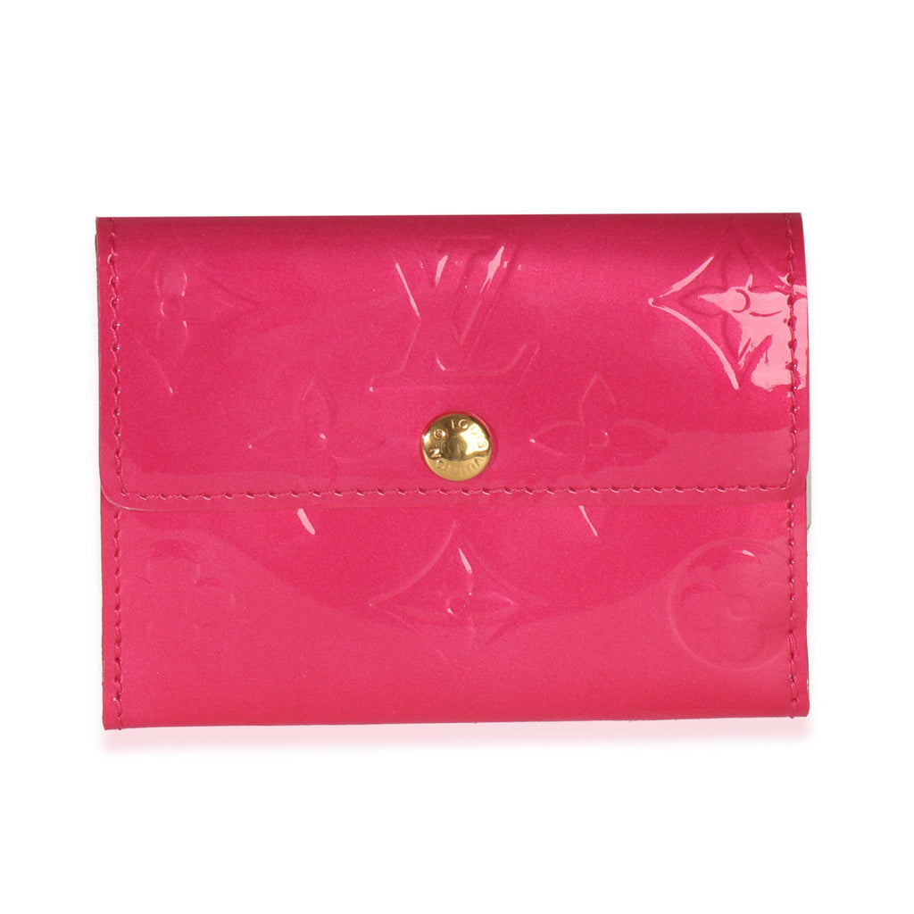 Louis Vuitton Fuschia Monogram Vernis Elise Wallet