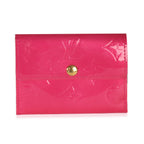 Louis Vuitton Fuschia Monogram Vernis Elise Wallet