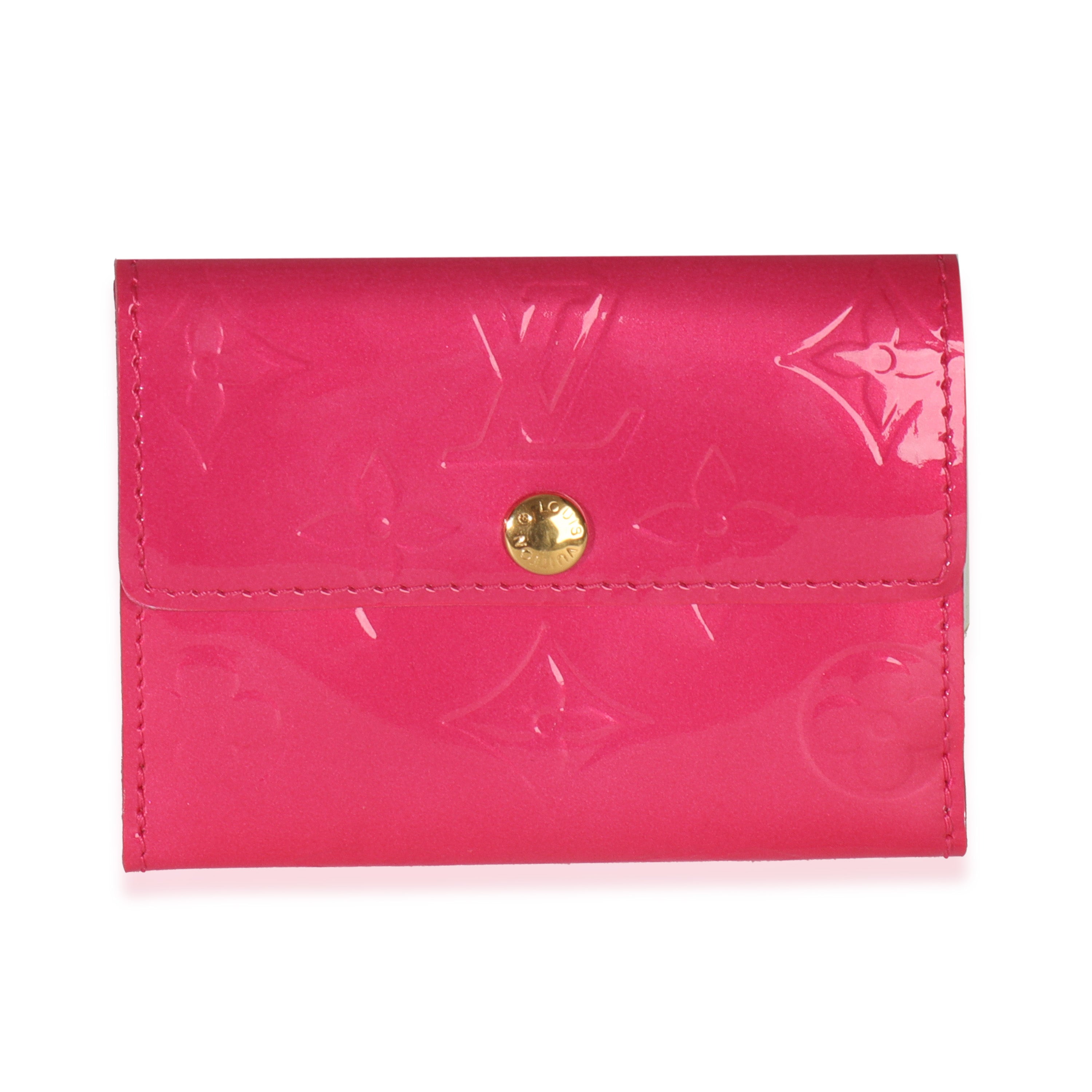 Louis Vuitton Fuschia Monogram Vernis Elise Wallet
