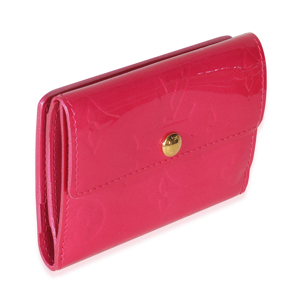 Louis Vuitton Fuschia Monogram Vernis Elise Wallet
