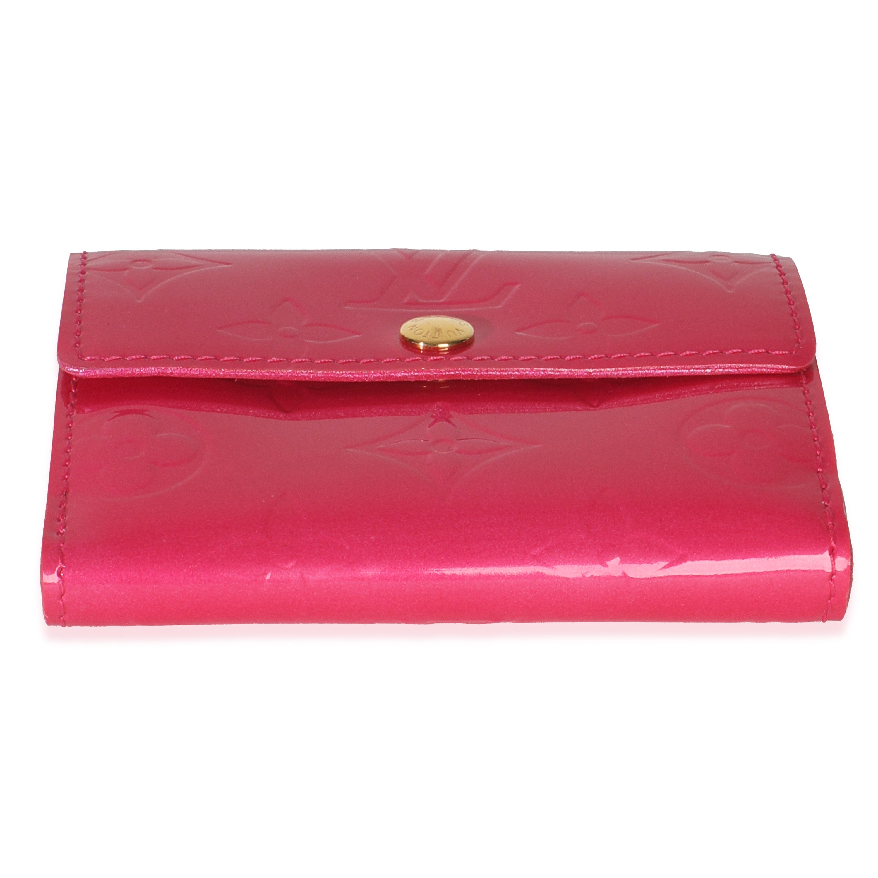 Louis Vuitton Fuschia Monogram Vernis Elise Wallet