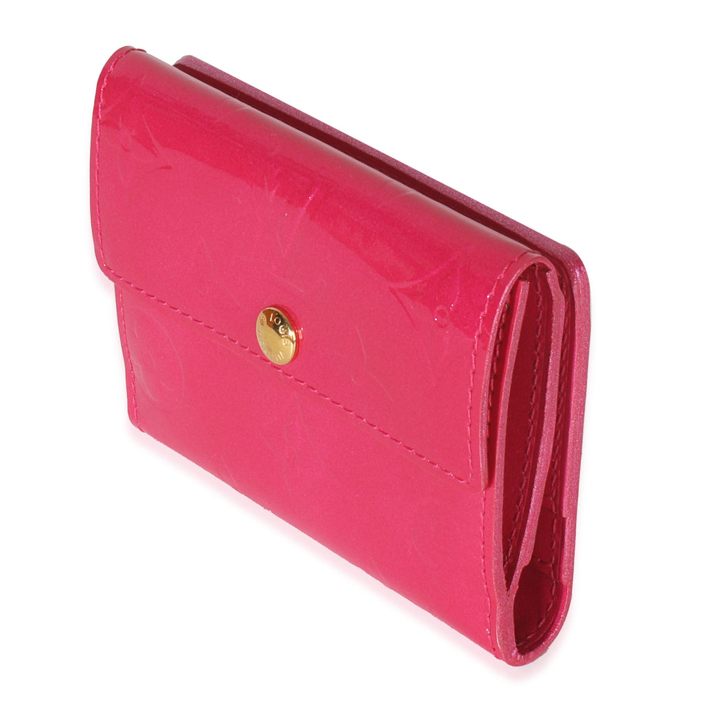 Louis Vuitton Fuschia Monogram Vernis Elise Wallet