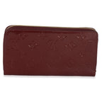 Louis Vuitton Red Monogram Vernis Zippy Wallet