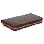 Louis Vuitton Red Monogram Vernis Zippy Wallet