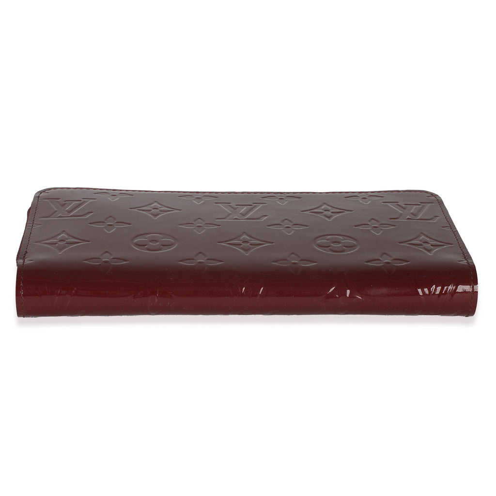 Louis Vuitton Red Monogram Vernis Zippy Wallet