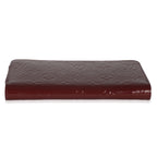 Louis Vuitton Red Monogram Vernis Zippy Wallet