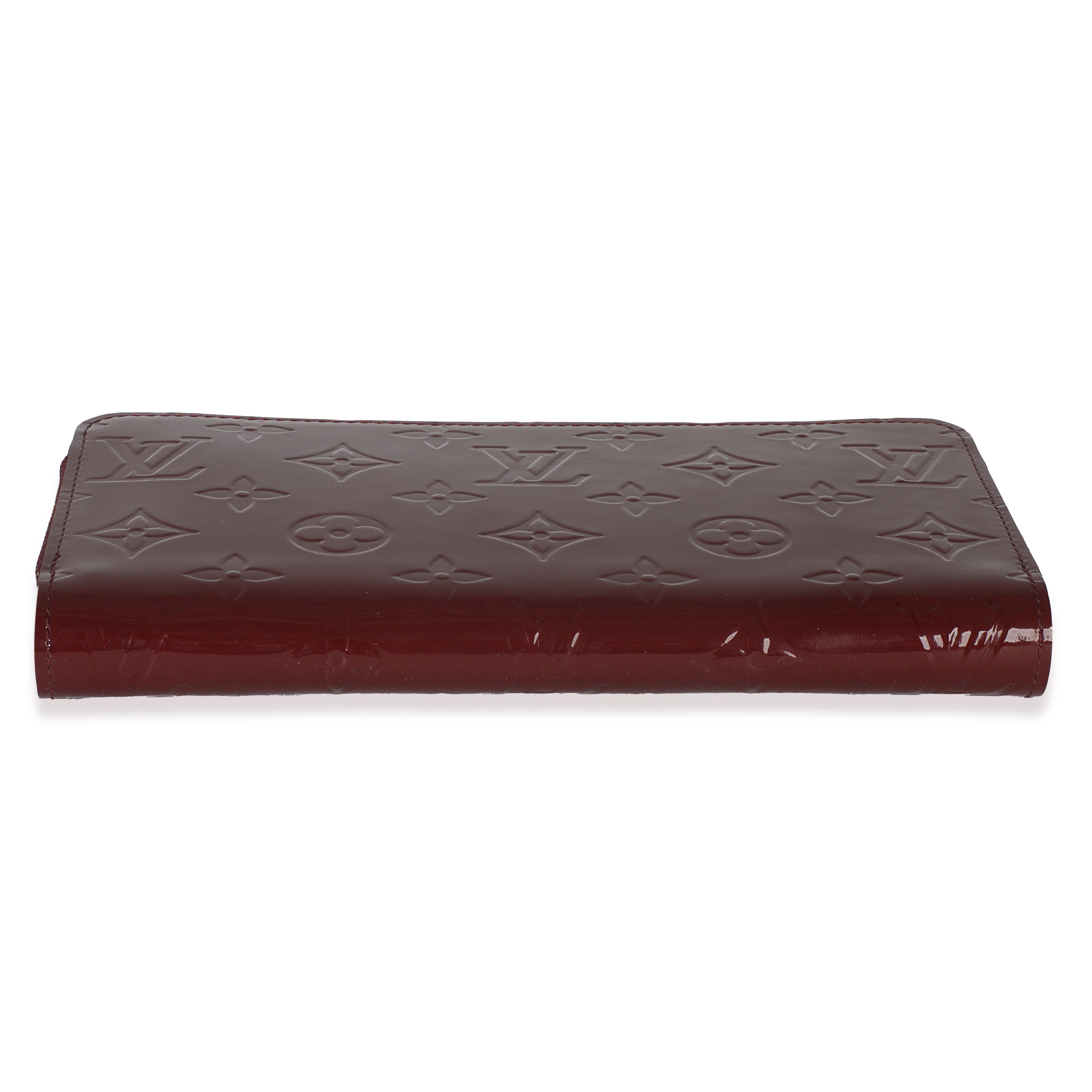 Louis Vuitton Red Monogram Vernis Zippy Wallet