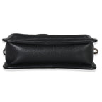 Gucci Black Jumbo GG Canvas Messenger Bag