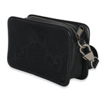 Gucci Black Jumbo GG Canvas Messenger Bag