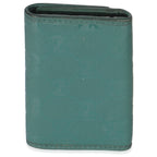 Gucci Green Embossed GG Leather Key Holder