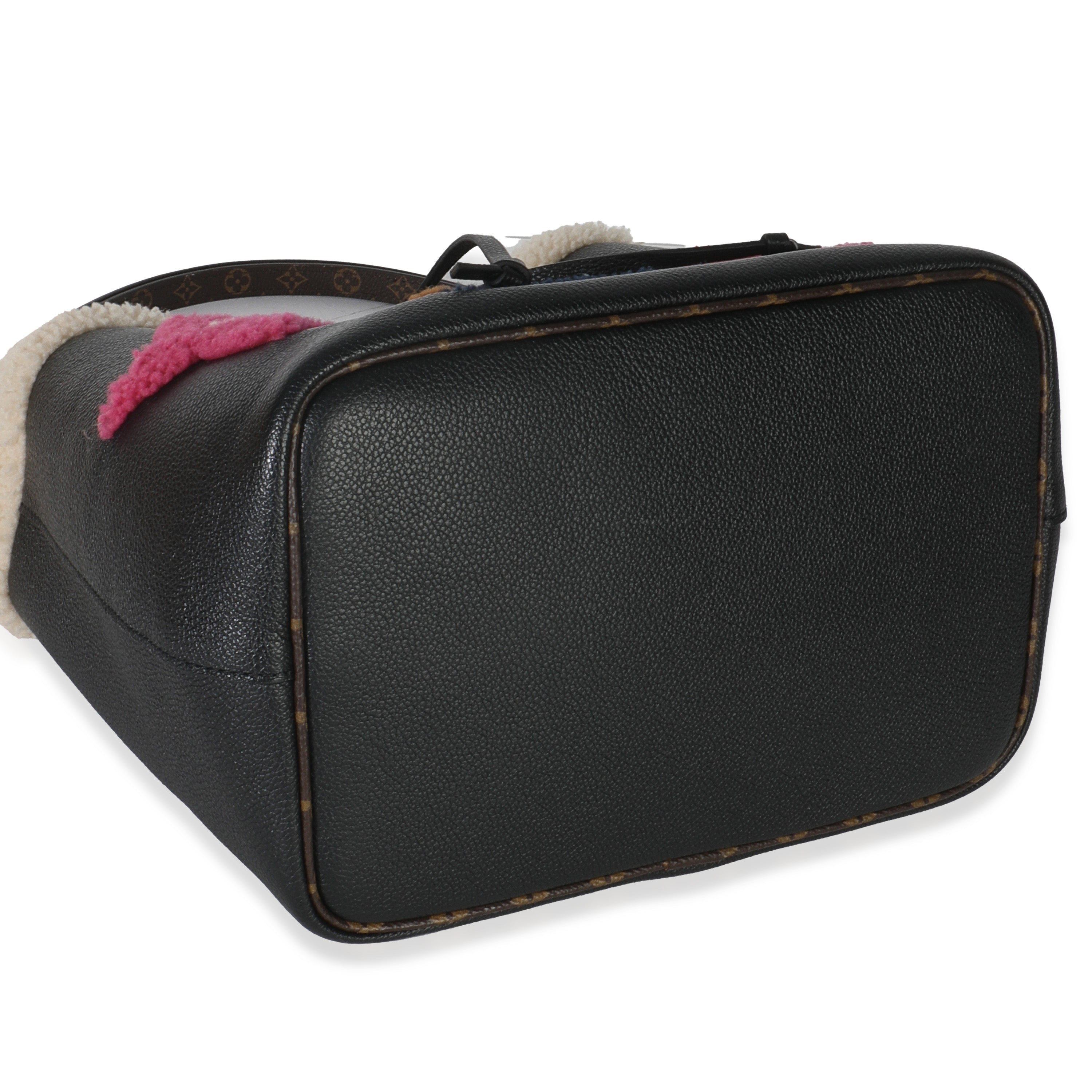 Louis Vuitton Black Shearling Monogram Neonoe MM