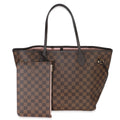 Louis Vuitton Rose Ballerine Damier Ebene Canvas Neverfull MM
